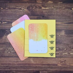 Warm Colors Watercolor Splatter