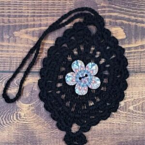 Burst Flower on Black