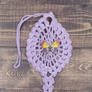 Colorburst Butterfly on Pastel Purple