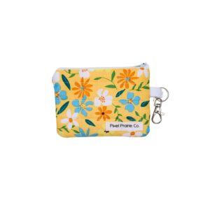 Whimsical Floral on a Yellow Background