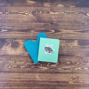 Black & White Floral Moth Enamel Pin