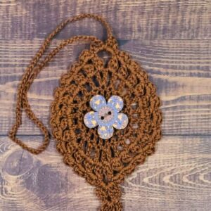 Vintage 3 Flower on Brown