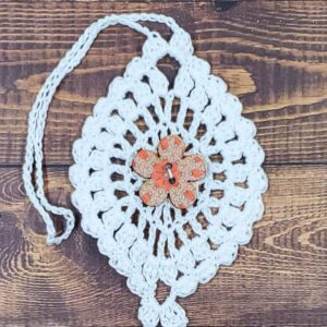 Vintage 2 Flower on White