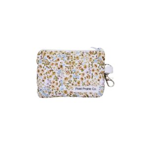 Beige and Blue Floral