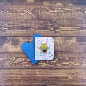 Potted Sunflowers Enamel Pin