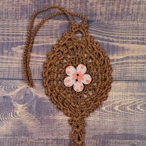 Vintage 2 Flower on Cocoa