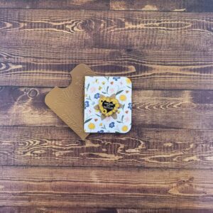 Sunflower Heart Enamel Pin