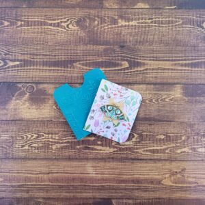 Turquoise Moon Moth Enamel Pin