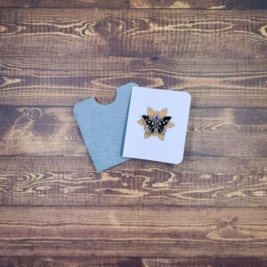 Moon & Star Butterfly Enamel Pin