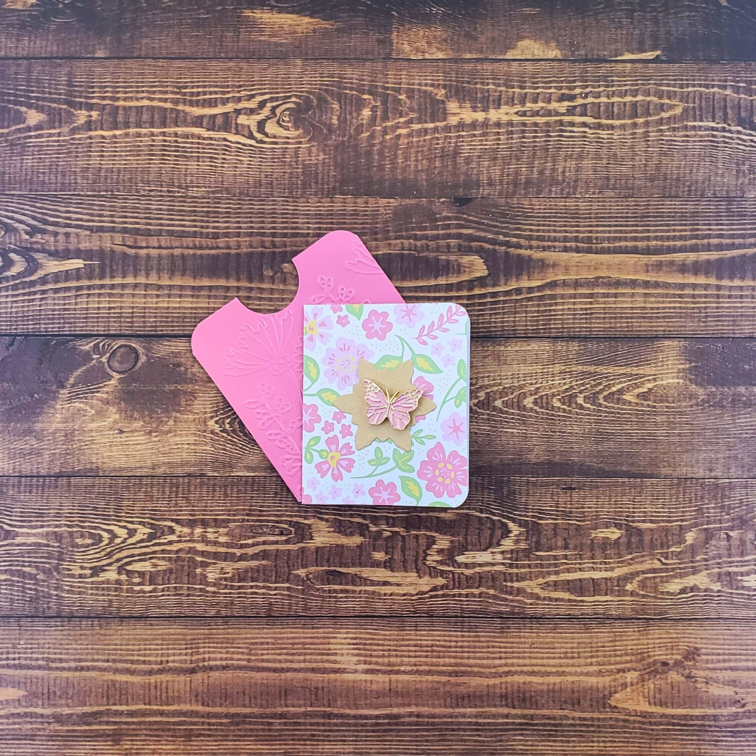 Pink Butterfly Enamel Pin