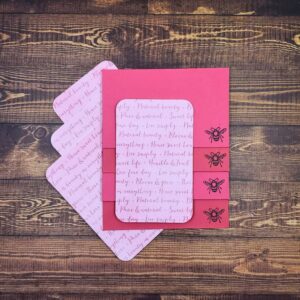 Live Simply Design Handmade Card & Envelope Set