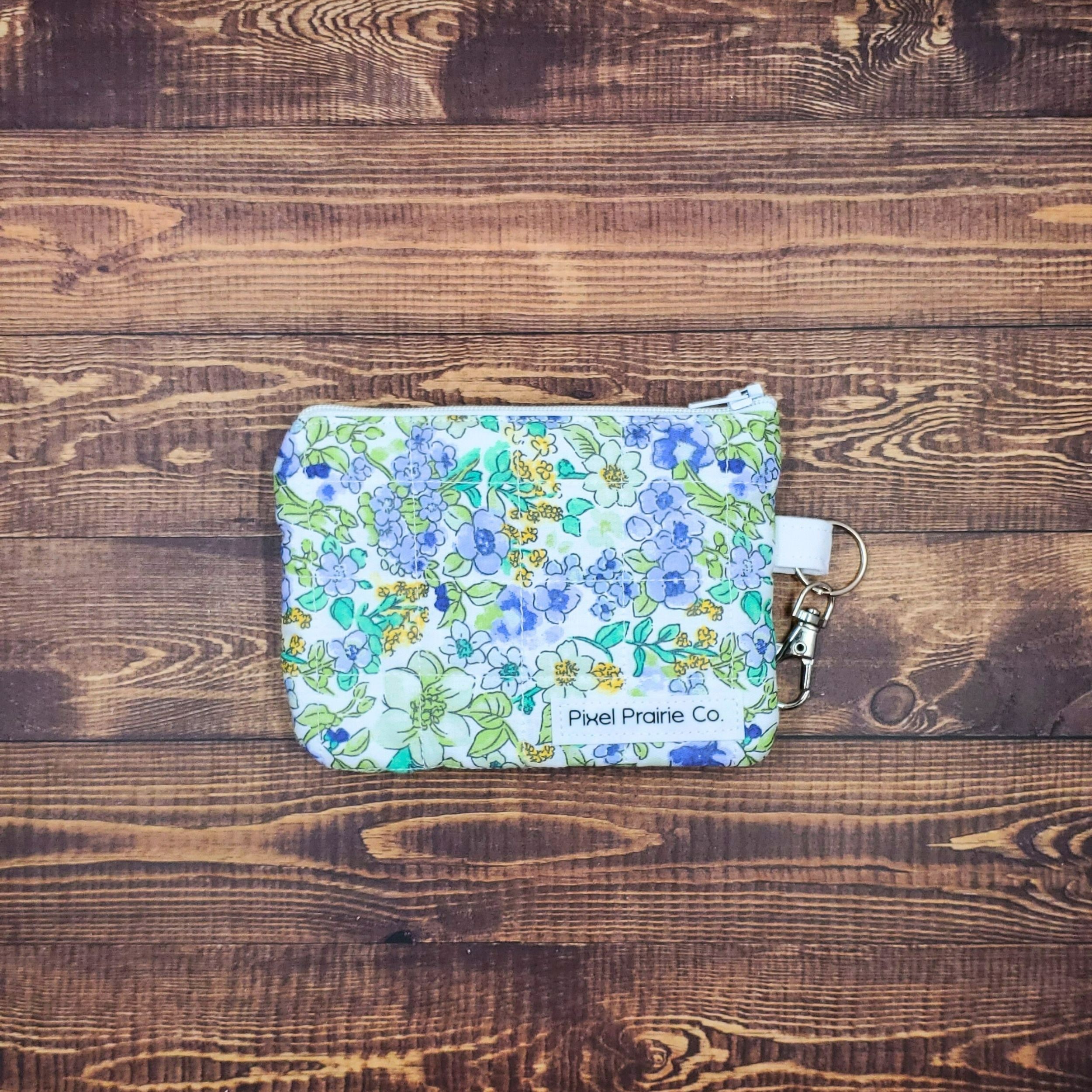Cerulean Sprig Keychain Wallet