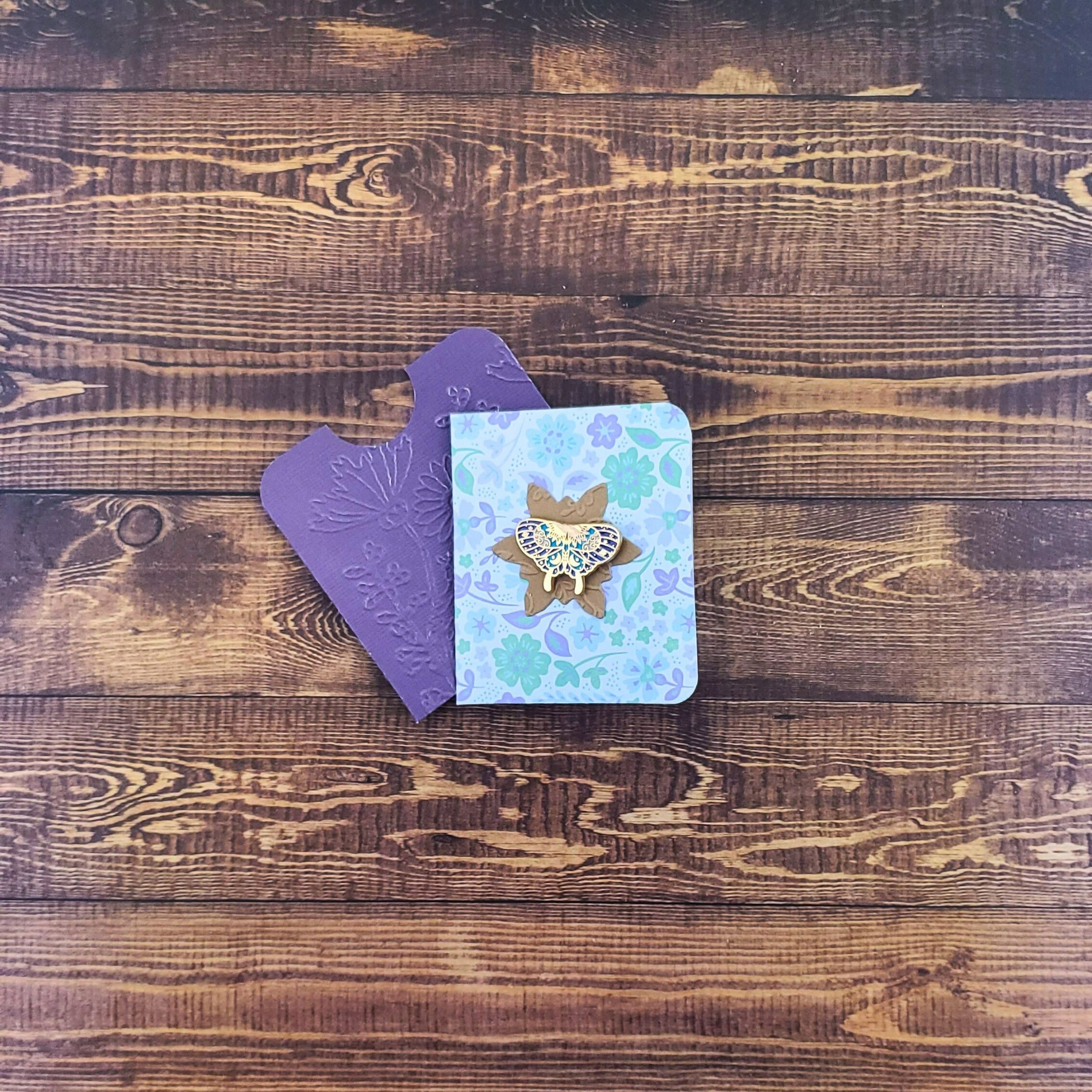 Sun & Clouds Moth Enamel Pin