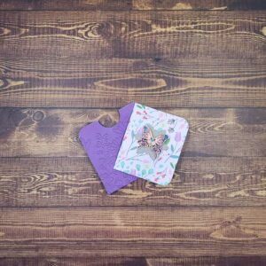 Pink & Purple Butterfly Enamel Pin