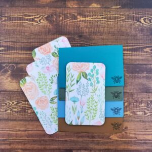 Floral Design Handmade Card & Envelope Set