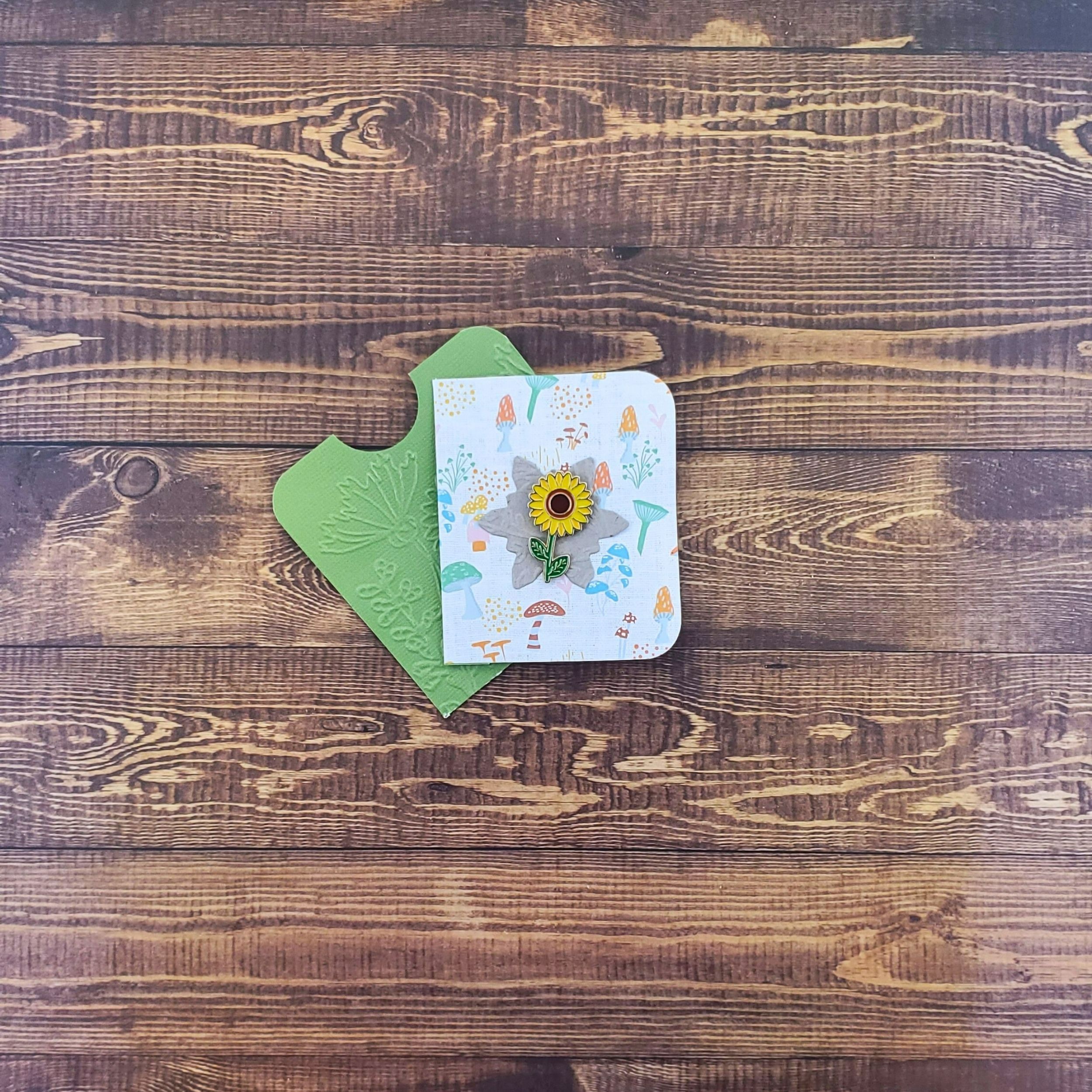 Single Sunflower Enamel Pin
