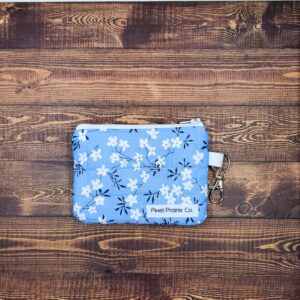 Blue Romance Keychain Wallet