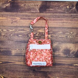 Cherry Blossoms with Metallic Accents Tag-Along Pouch