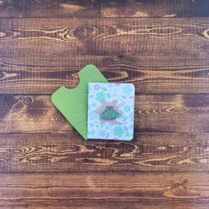 Green & Blue Moth Enamel Pin