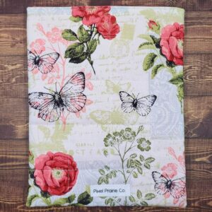 Butterflies and Red Roses Book Sleeve