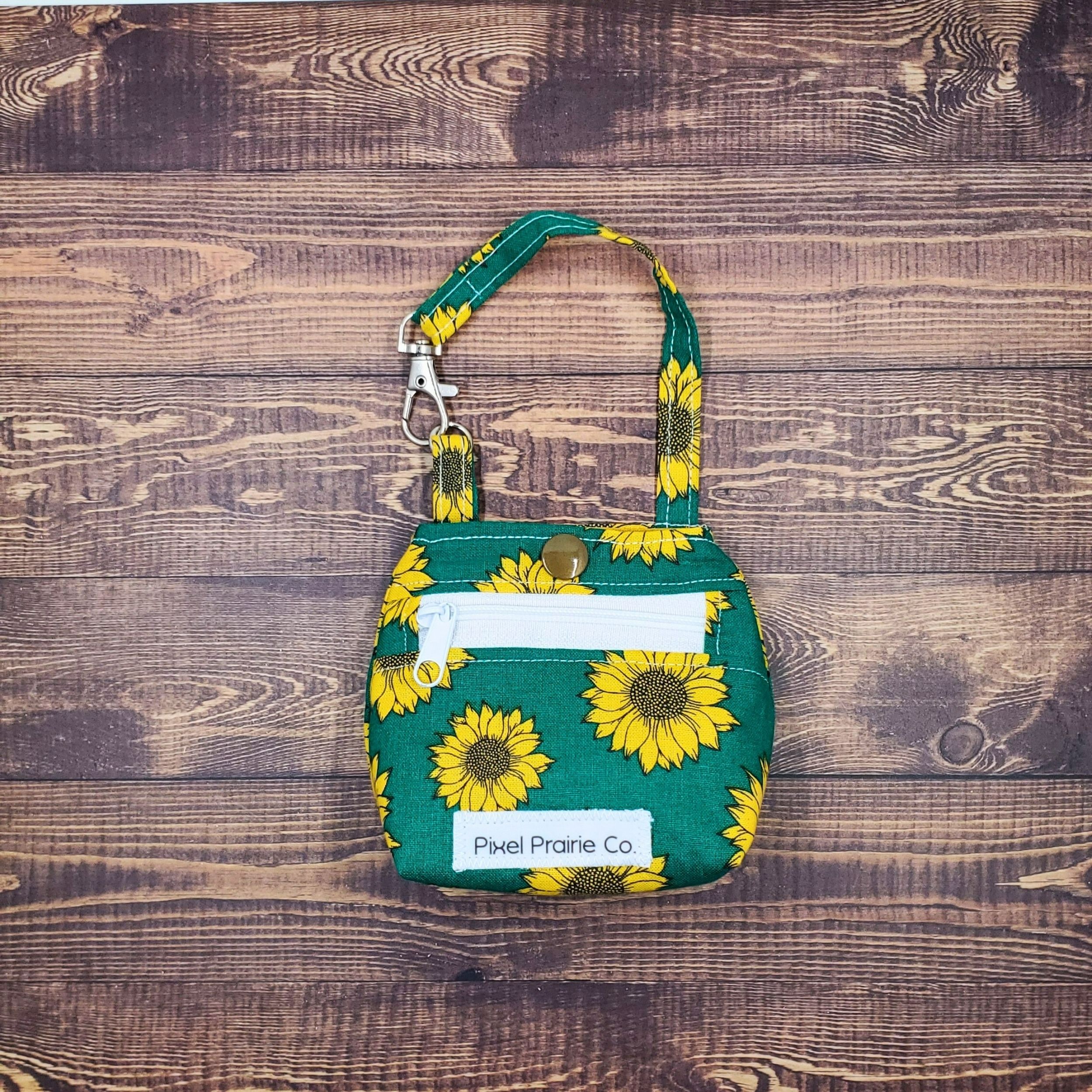 Sunflowers Tag-Along Pouch