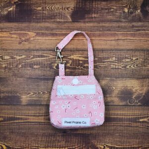 Dainty Pink Tag-Along Pouch