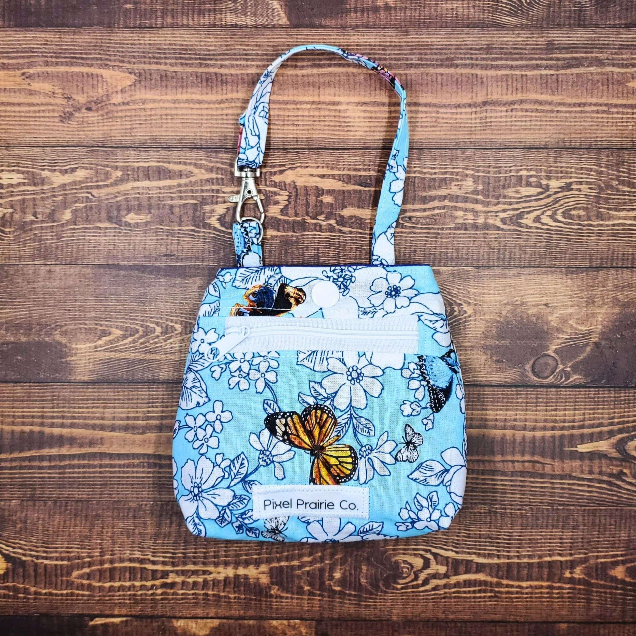 Butterfly Frenzy Tag-Along Pouch