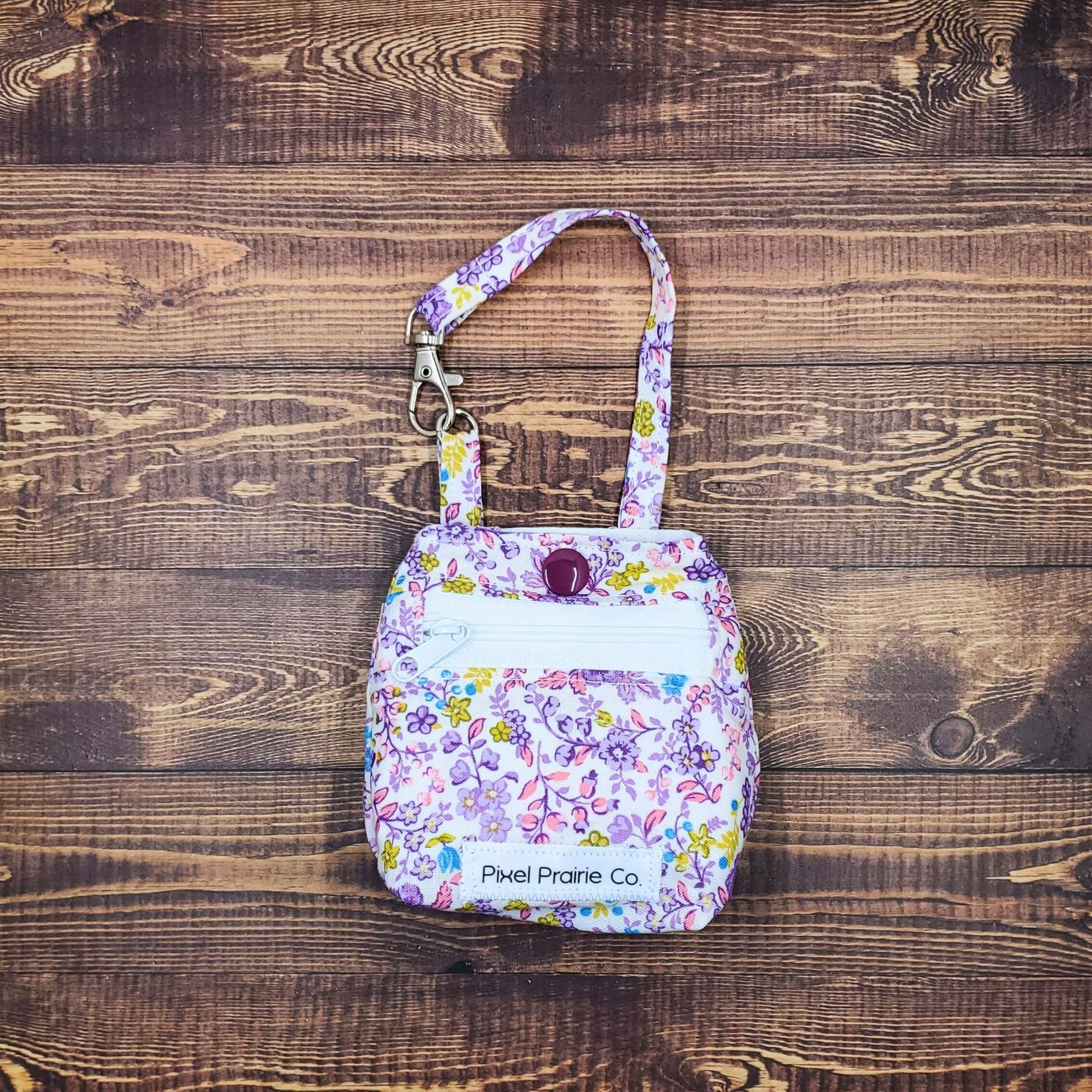 Purple Picnic Tag-Along Pouch