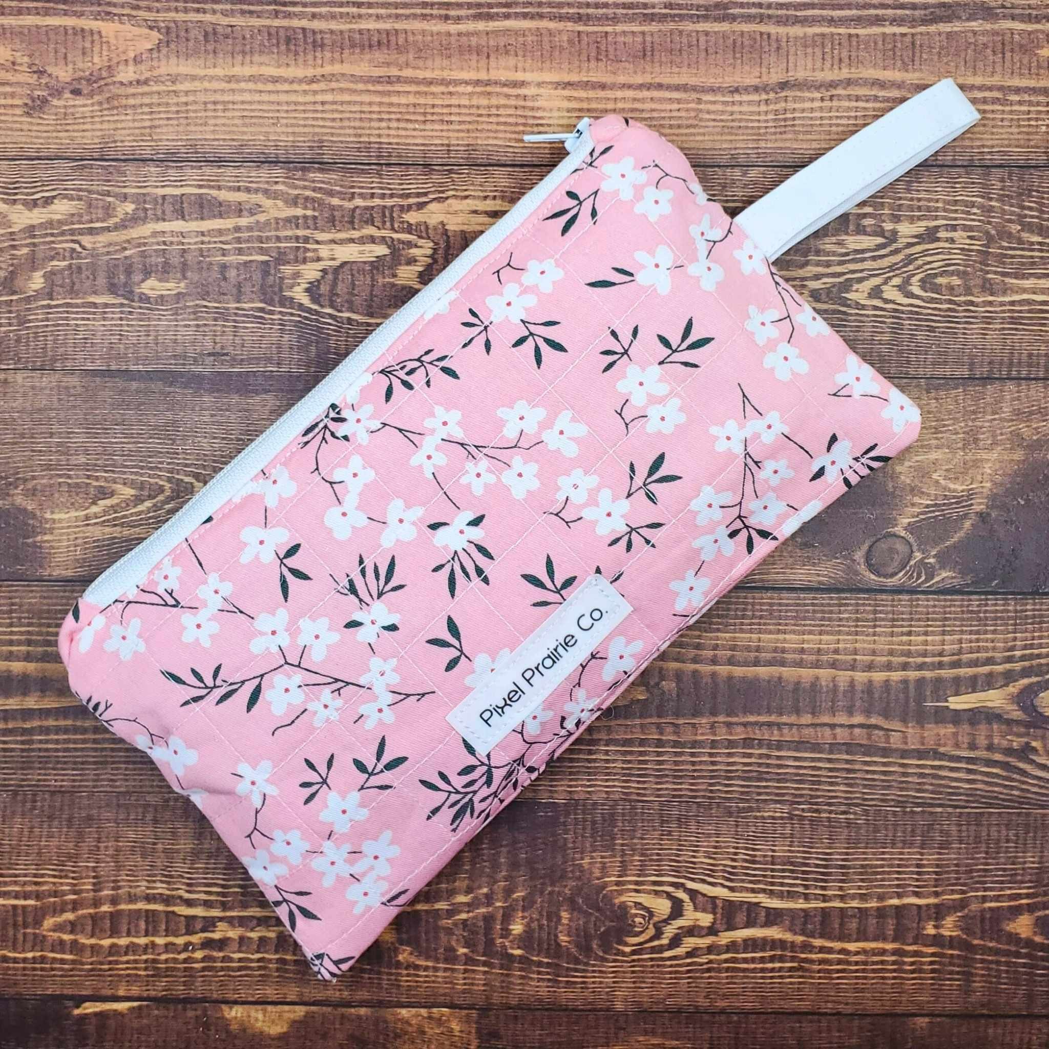 Whimsy Pink Utility Zip Pouch