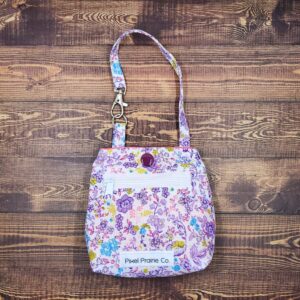 Purple Picnic Tag-Along Pouch