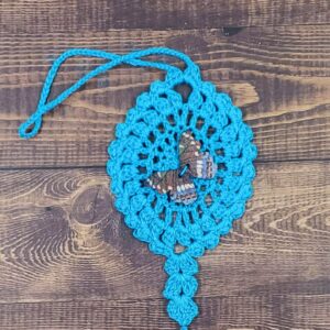 Woodland Butterfly on Turquoise Flutter Charm