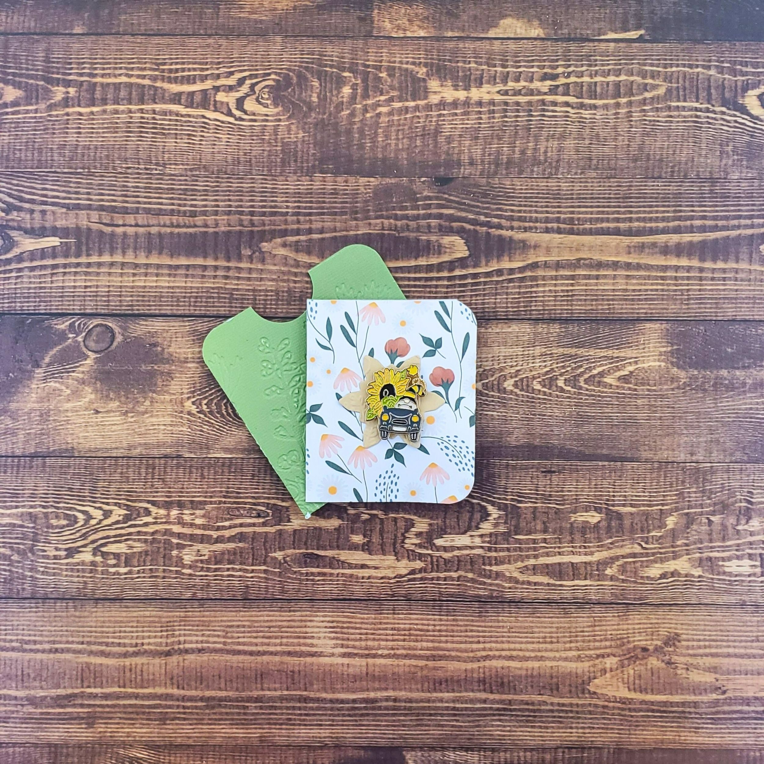 Gnome Driving Enamel Pin