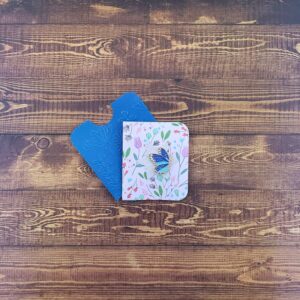 Blue Sideview Butterfly Enamel Pin
