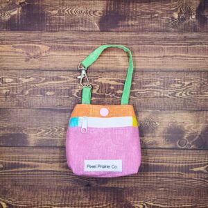 Happy Chaos Tag-Along Bag Pink