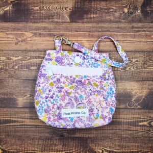 Purple Picnic Tag-Along Pouch