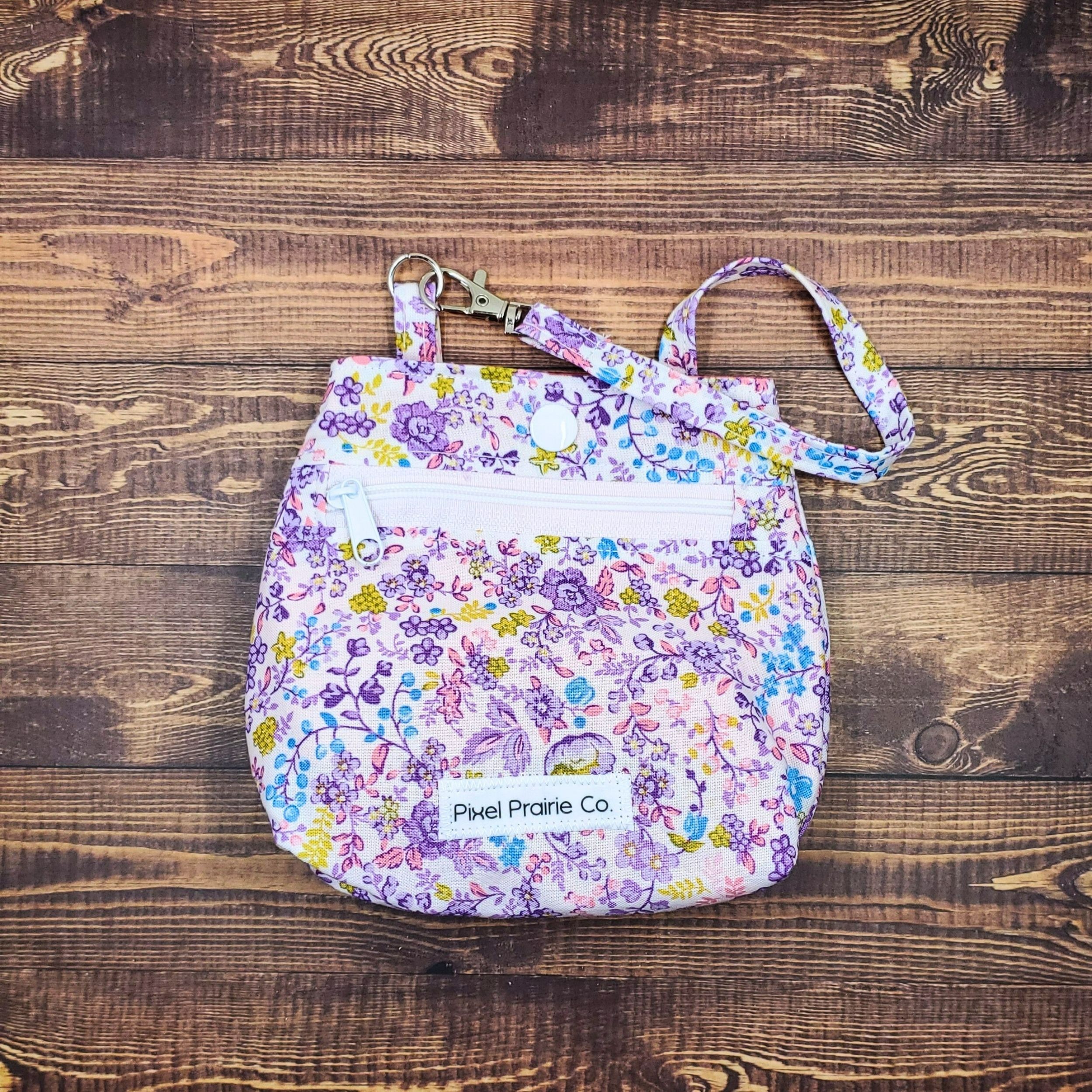 Purple Picnic Tag-Along Pouch