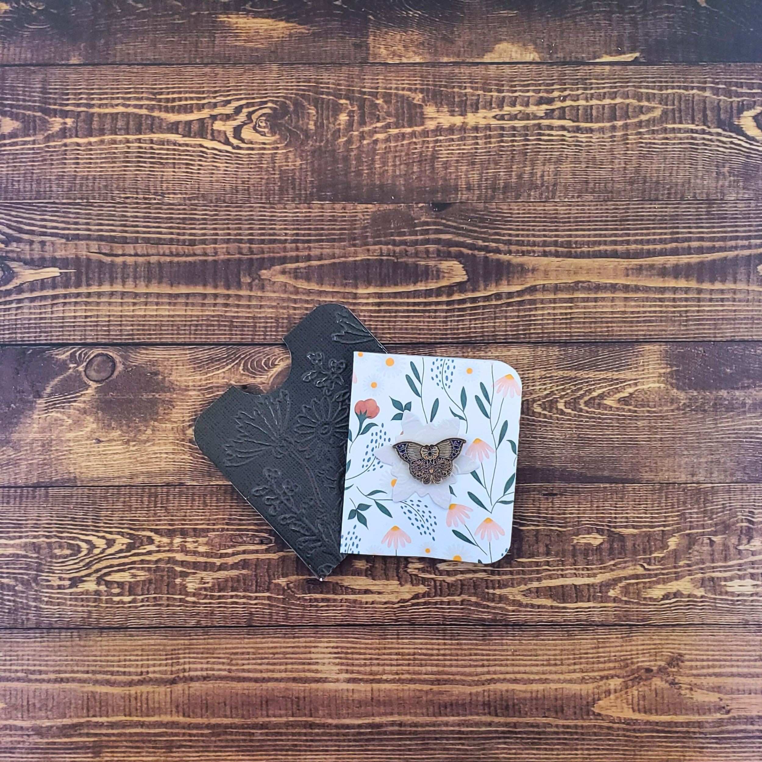 Eyes Moth Enamel Pin