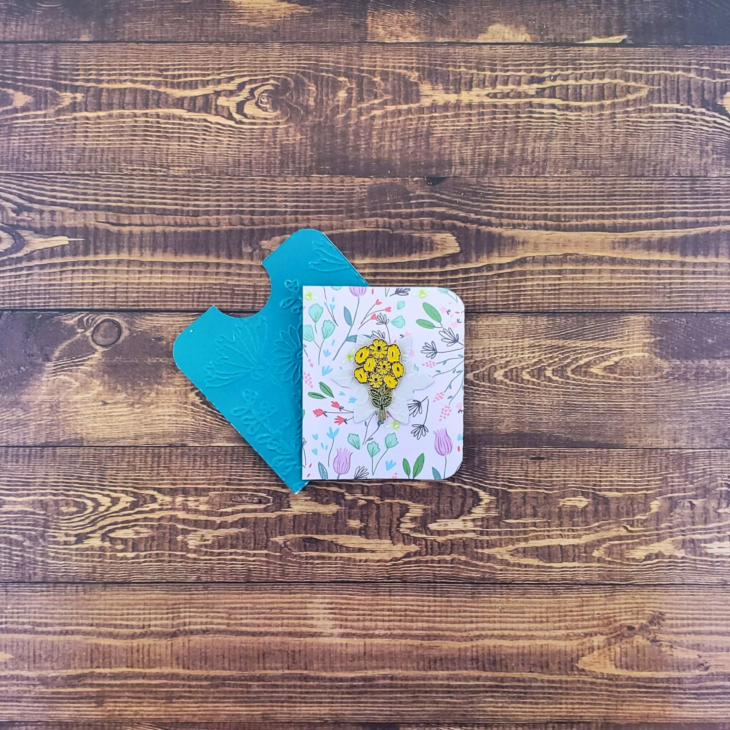 Sunflower Bouquet Enamel Pin