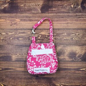 Petal Pop Pink Tag-Along Pouch