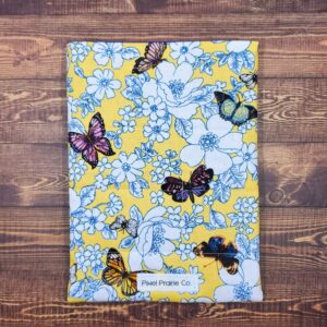 Butterfly Frenzy on Yellow E-Reader Sleeve