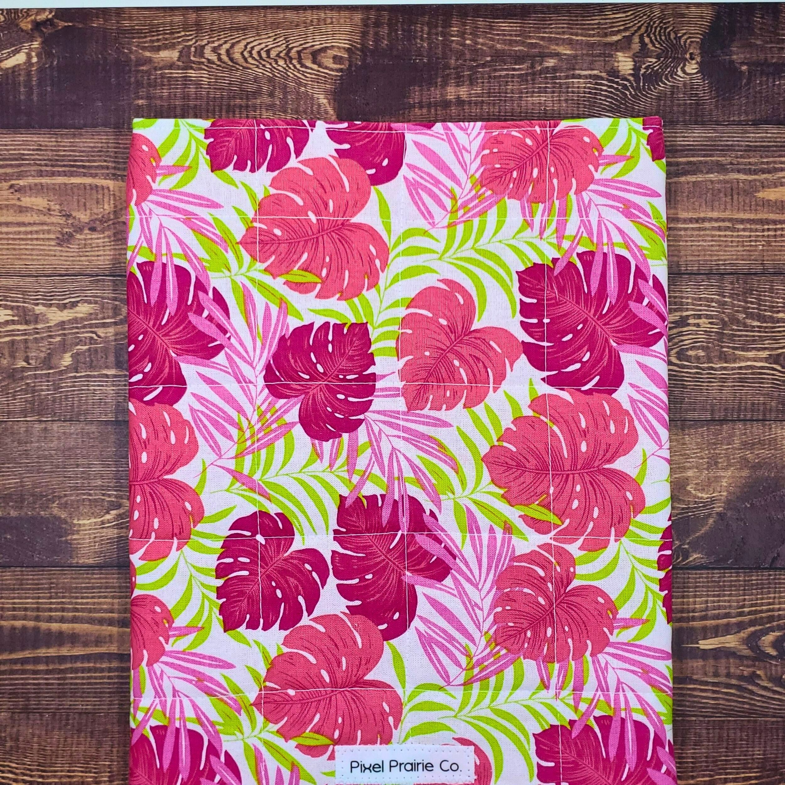 Hot Pink Foliage Book Sleeve