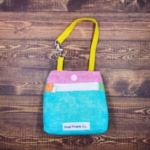 Happy Chaos Tag-Along Pouch Teal