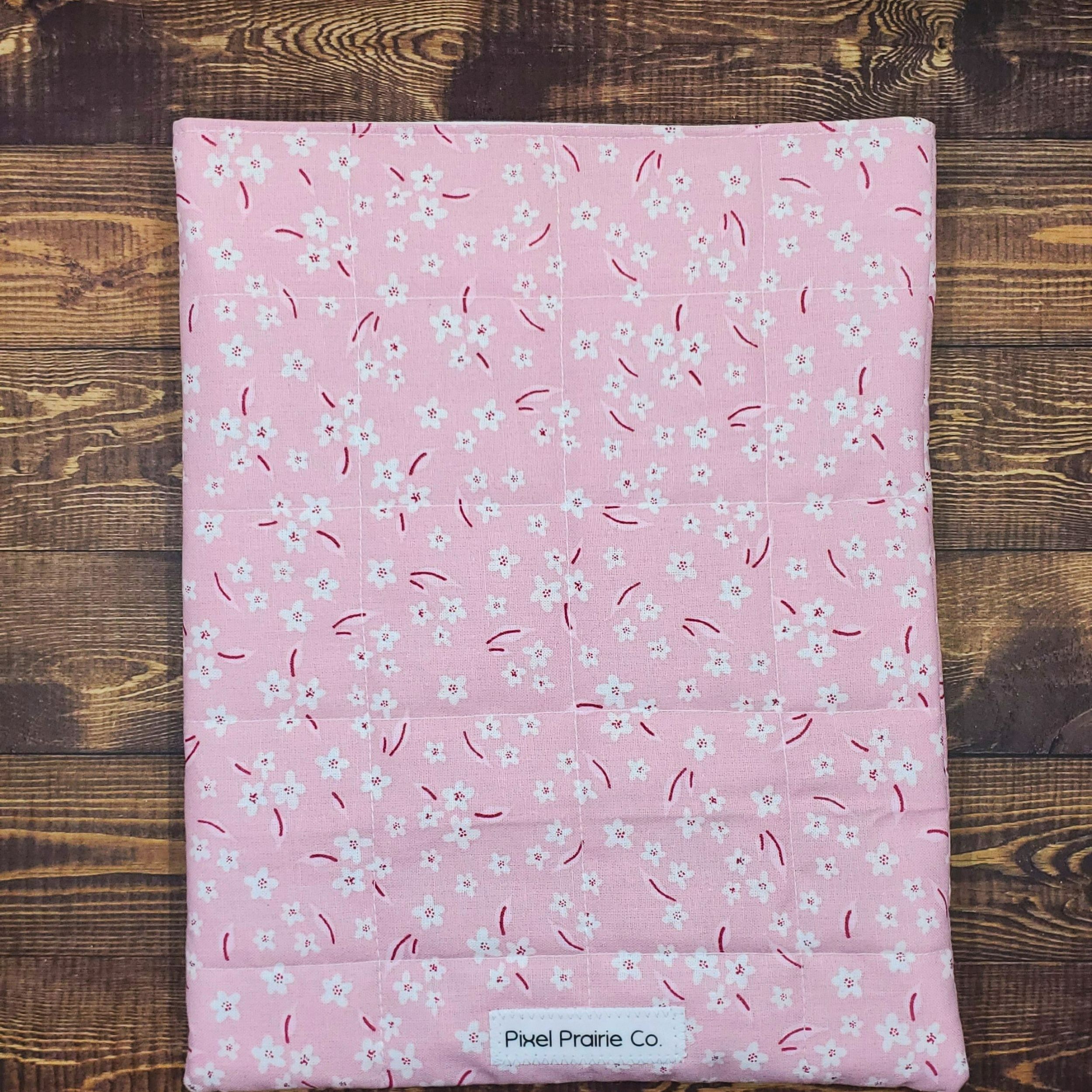 Dainty Pink Book Sleeve