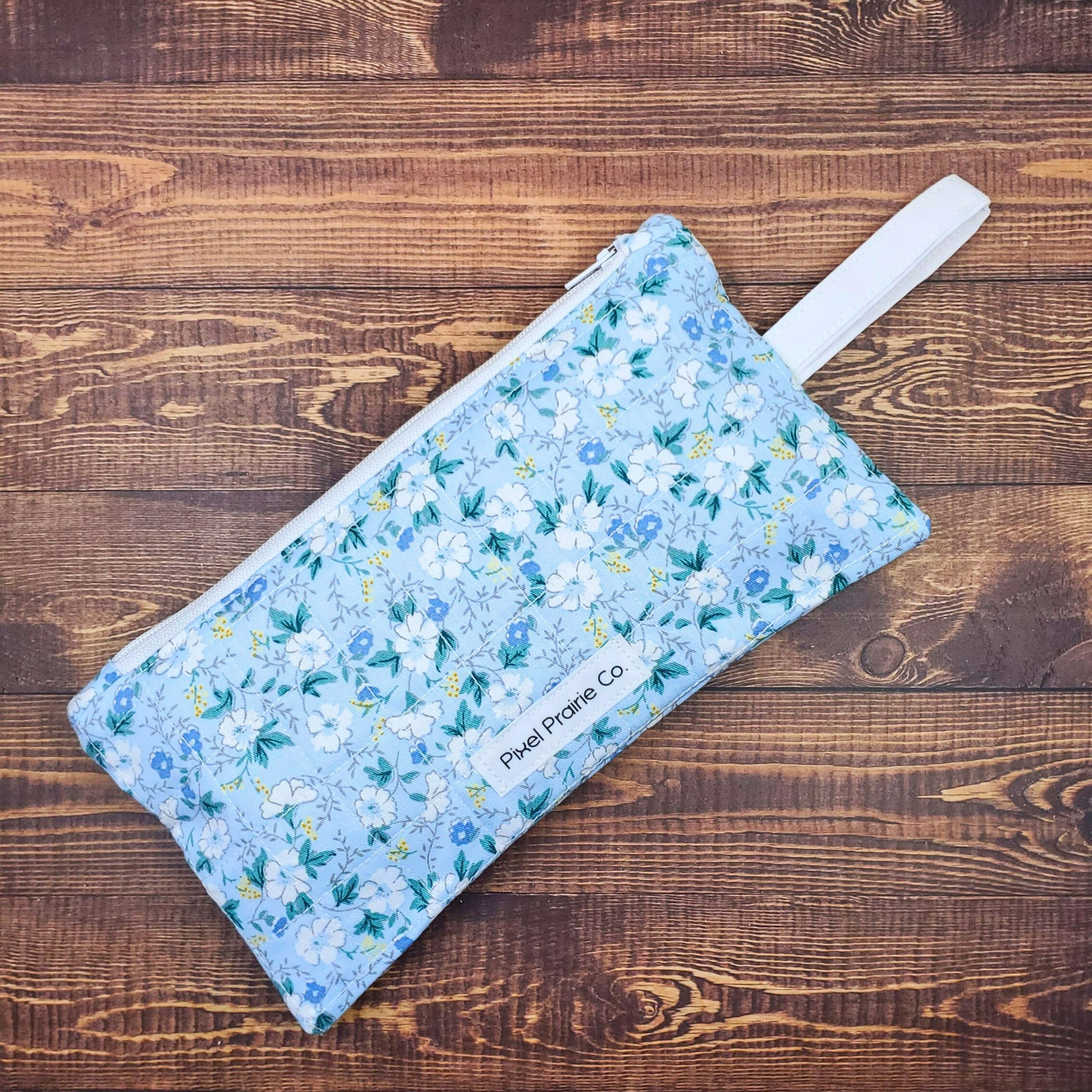 Periwinkle Party  Utility Zip Pouch