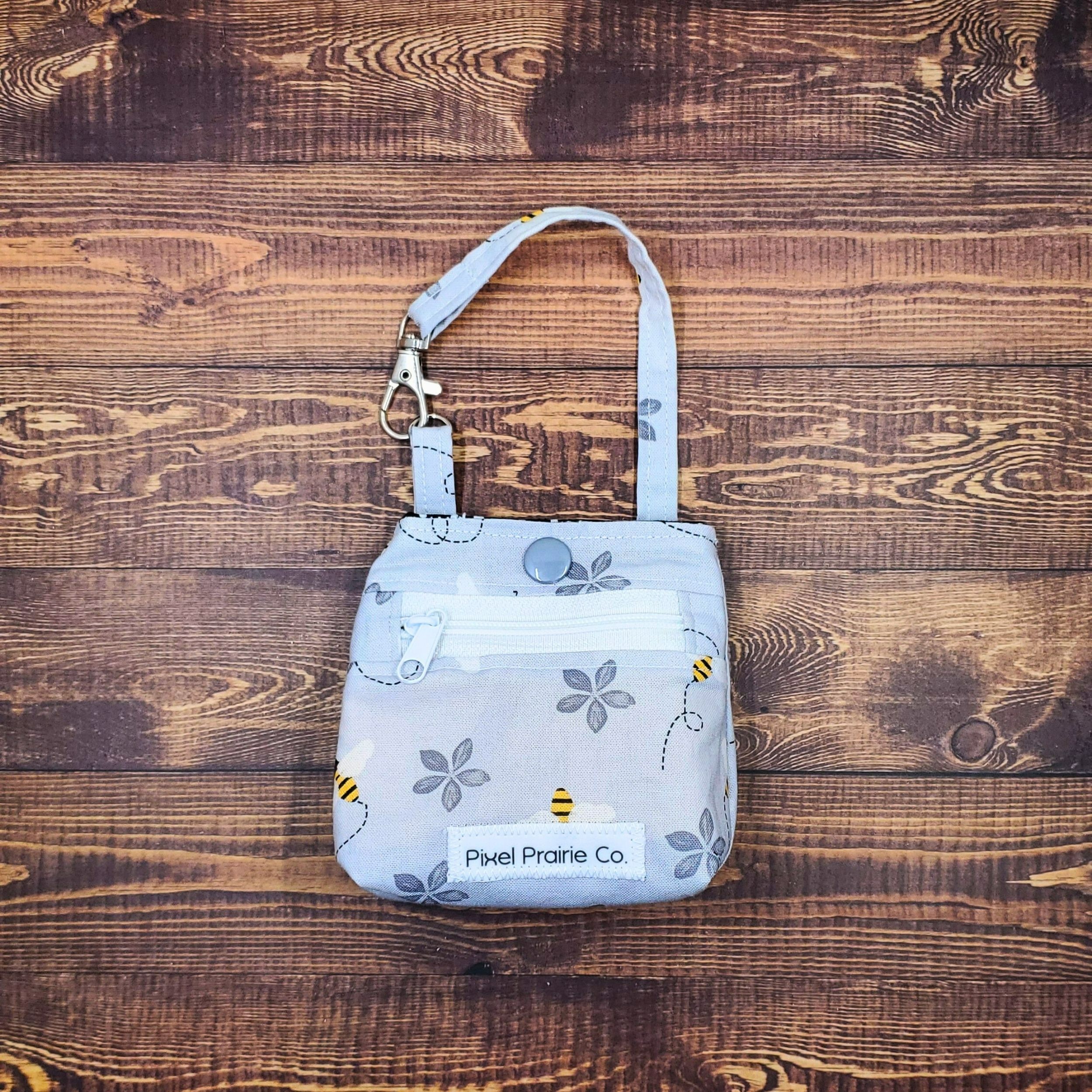 Whimsy Bees Tag-Along Pouch