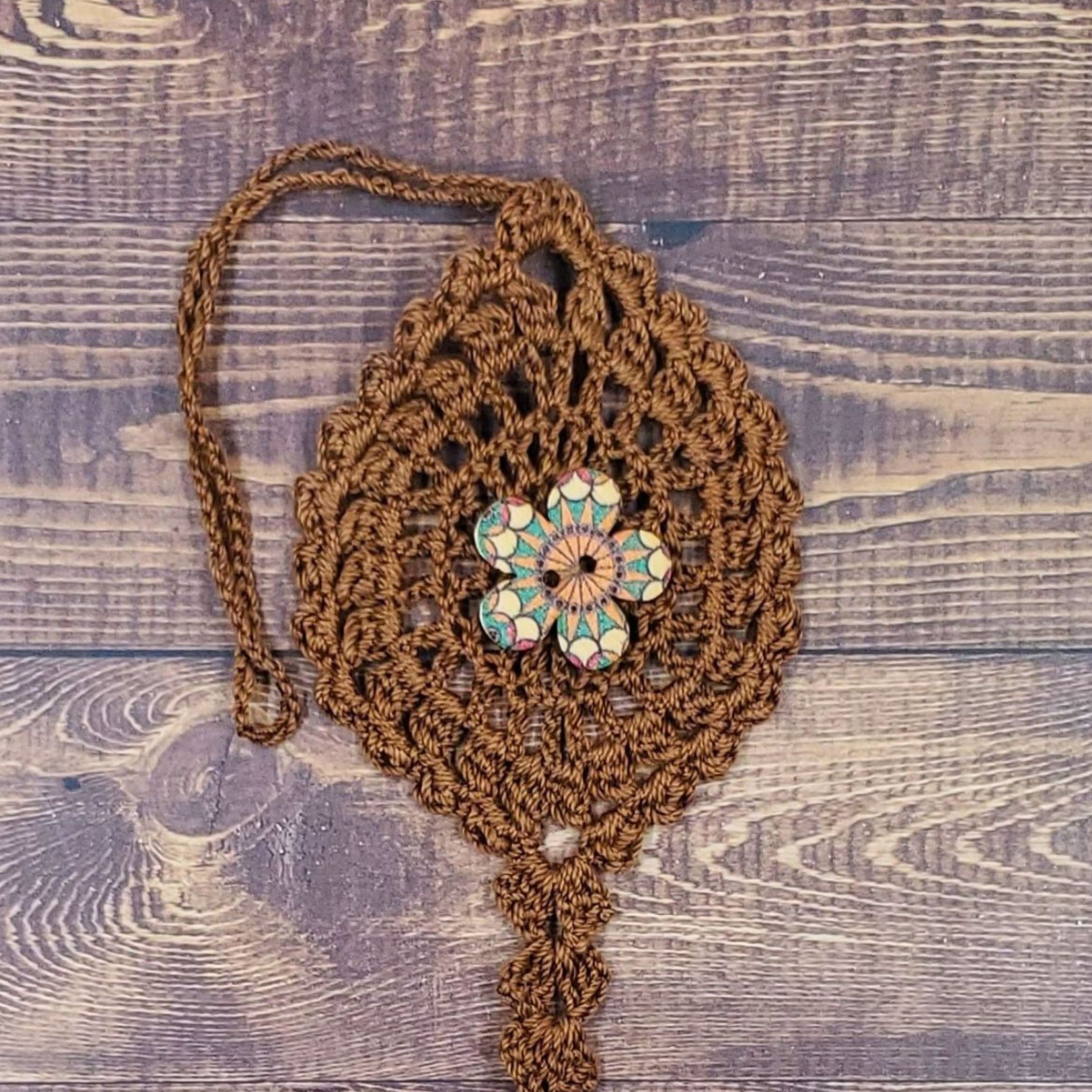 Compass Flower on Cocoa Bloom Charm